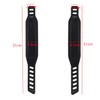 GZXYUAN 4 Pcs Bicycle Pedal Straps Rubber Widened Toe Clips
