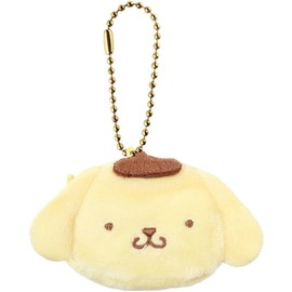 Tees Factory SR-5544190PU Sanrio Pom Pom Plush, Characters Backpack, Pouch, Face, Up to 2.4 x 0.8 inches (60 x 55 x 20 mm)