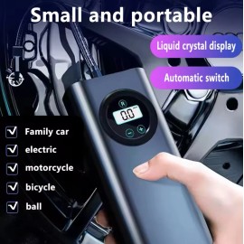 Car Tire Inflator Air Compressor 150PSI Portable Air Pump Car Bike Motorcycle