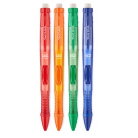 Paper Mate Clearpoint Color Lead Mechanical Pencils, 0.7mm, Assorted Colors, 4 Count