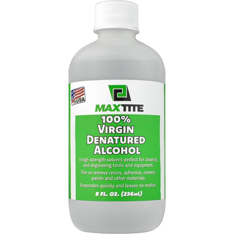 MAXTITE 190-Proof Virgin Denatured Alcohol (8 Pack of 8 oz