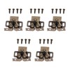 5Pcs Bronze Double Roller Catch Cupboard Cabinet Door Stoppers Damper