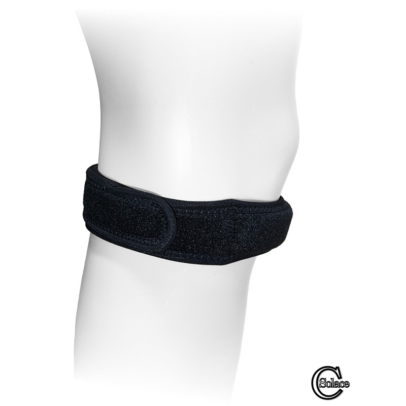 Solace Care Patella Knee Strap Support - Adjustable Jumper/Runner Knee