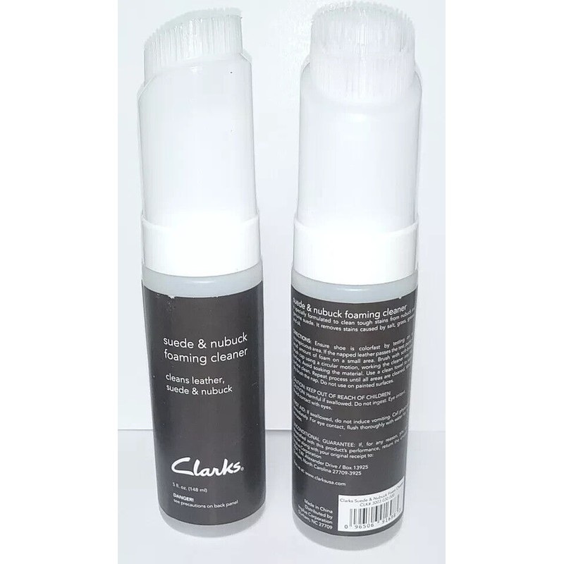 Clarks Suede & Nubuck Leather 5 oz Foaming Cleaner Set