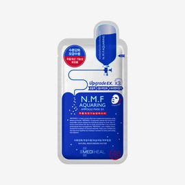 MEDIHEAL(メディヒール) N.M.F アクアリング アンプル・マスクパック (10枚) 保湿 敏感肌 乾燥肌 スキンケア 肌荒れスキンケア 毛穴ケア シカマスク 韓国コスメ