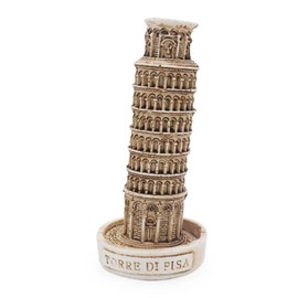 Terrarium Decorative Aquarium Decoration Small Ornament Fish Tank Decor Figure Statue Sculpture Accessories Gift Decor Decorative Figure (Leaning Tower of Pisa)