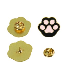 4pcs Enamel Pins for Backpacks,Kawaii Pins Kitty Cat Paw Dinosaur Funny Alloy Lapel for Men Women Boys Girls Kids,Cool Hats Jackets Clothes Pins
