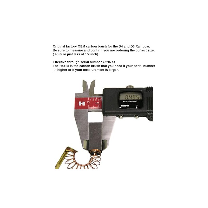 RAINBOW Genuine D4 and D3 Motor Carbon Brush (2)