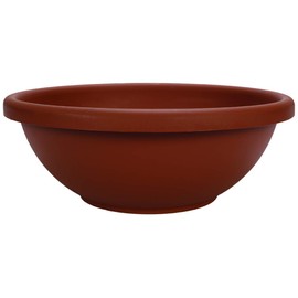 The HC Companies GAB12000E35C012LRTOP Garden Bowl Planter, 12", Terra Cotta