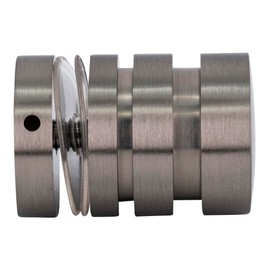 C.R. Laurence CRL Brushed Nickel Contemporary Style Single-Sided Shower Door Knob