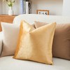 GriNeed Throw Pillow Covers Gold Set of 2 20x20 Inch