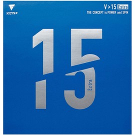 VICTAS V>15 Extra Table Tennis Rubber (Red, 2.0mm)