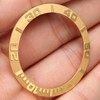 Watch Bezel Insert 38mm Ceramic Embossed Digit Watch Bezel Ring