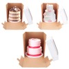 Huoshange Tall Cake Boxes for Tier Cakes,10x10x12 Inch [3Pack ]