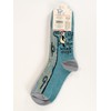 Blue Q Women's Funny Novelty Crazy Crew Socks with Sassy