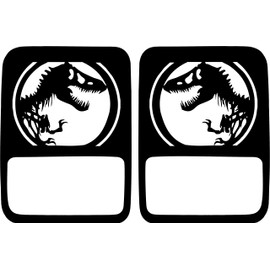 JeepTails Tyrannosaurus Rex Tail lamp Light Covers (Non-LED) Compatible with Jeep Gladiator