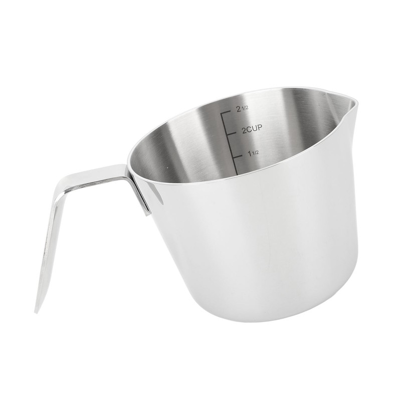 304 Stainless Steel Butter Warmer 600ML Small Saucepan Measuring Cup