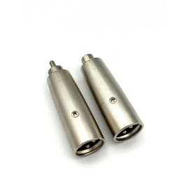 Qczhiwen RCA to XLR Adapter, RCA Male to XLR Male Adapter and RCA Female to XLR Male Adapter, RCA to XLR Connector
