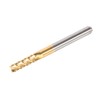 10pcs End Mill Cutter Drill Bits, Titanium Coated End Mill