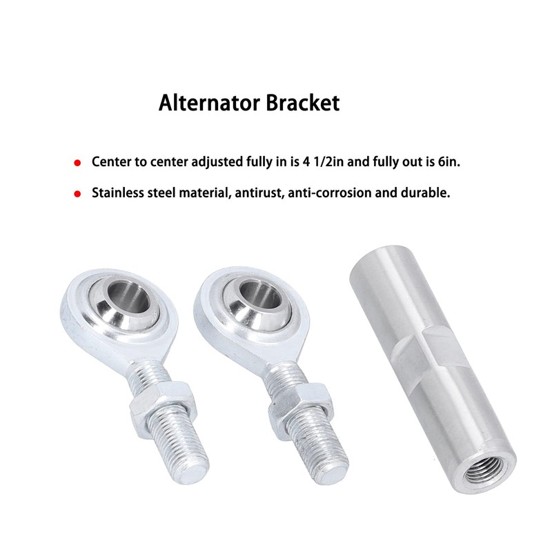 2 1/2in Adjustable Tensioning Rod Heim Joint, Stainless Steel Thread