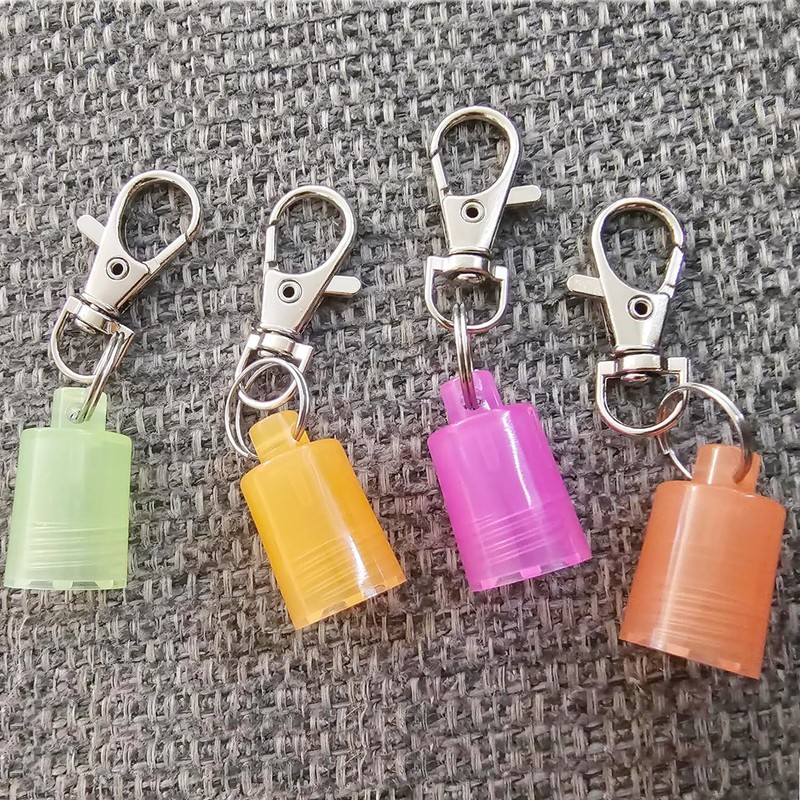 4 pcs Keychain Cap for e.l.f. Squeeze Me 0.21 oz