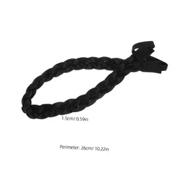 NOLITOY Fashion Elastic Headband for Women Synthetic Hair Band Accessory Black for Parties and Everyday Wear