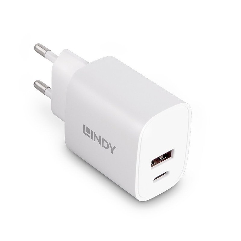 LINDY 73413 20W USB Type A & C Charger
