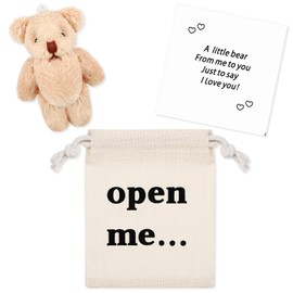 WinnerWhy Pocket Bear Long Distance Relationship Gifts I Love You Gifts for Him Romantic Favors for Her Valentines Day Long Distance Couple Memorial Missing You Keepsake