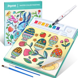 JoyCat Paint with Water Coloring Books for Toddlers, Watercolor Painting Sets for Kids Ages 3-5 4-8, Arts and Crafts Drawing Activities Toy Birthday Gift for Boys Girls (Easter)