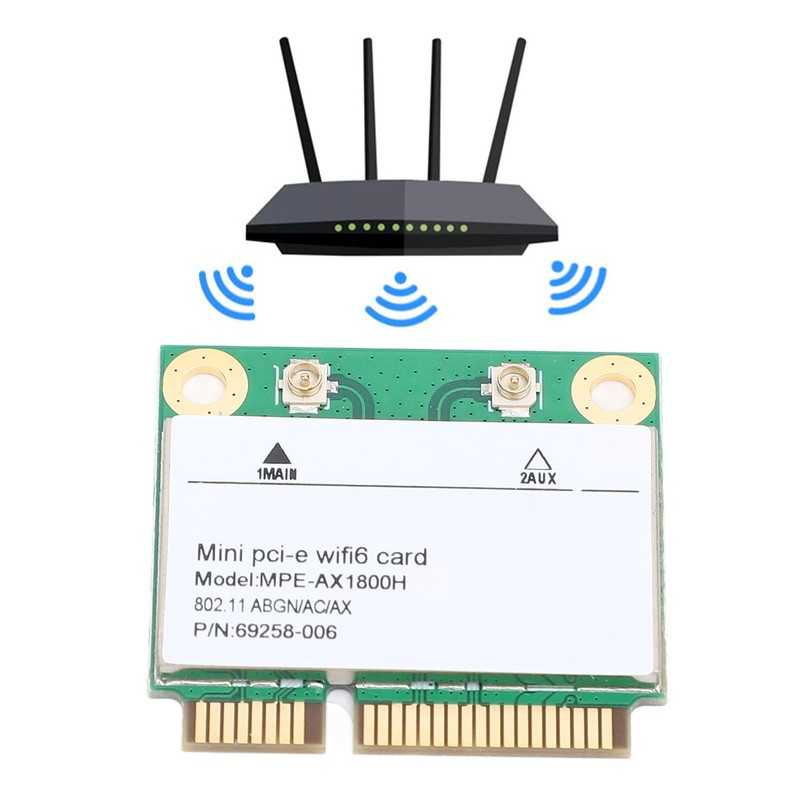 AX1800H RTL8852BE Dual Band WiFi 6 Bluetooth 5.2 Tiny PCIe