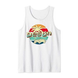 Destin Florida Retro Dune Buggy Fun Beach Vacation Gift Tank Top