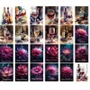 Large Stickers 24 pcs (2.5"x3.5" each) Amazing Watercolour Wines and
