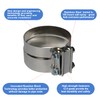 ROADFORMER 4 inch Exhaust Clamp - Lap Joint Exhaust Band