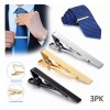 Francisco® Juego De Clips De Corbata Para Boda, Negocio, 3