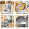 Drinking Bottle Rabbit, 2 Pieces Water Dispenser Rabbit 520 ml,
