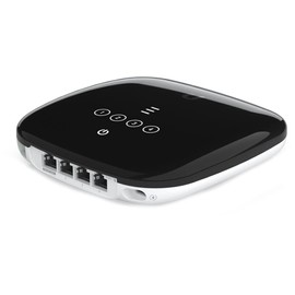 Ubiquiti UISP UFiber WiFi 6 GPON CPE Router, 4 x GbE RJ45 LAN Ports, 1 x GPON WAN Port, Long Distance (up to 20 km) Fiber Links, UF-WIFI6, Black