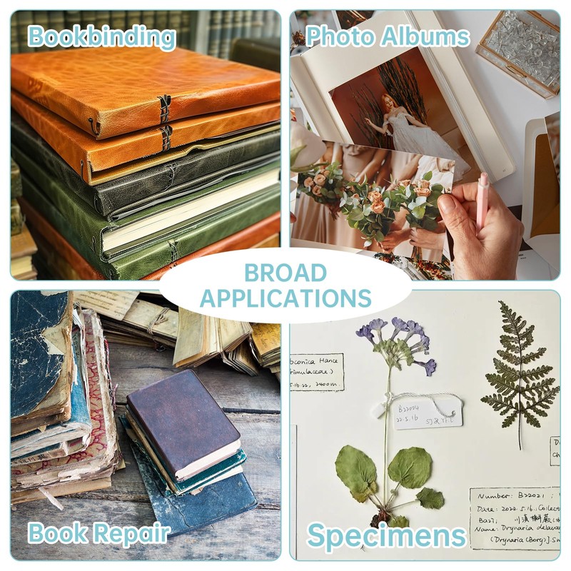 NiHome 35 PCS Book Press Binding Kit for Notebooks, Lesson