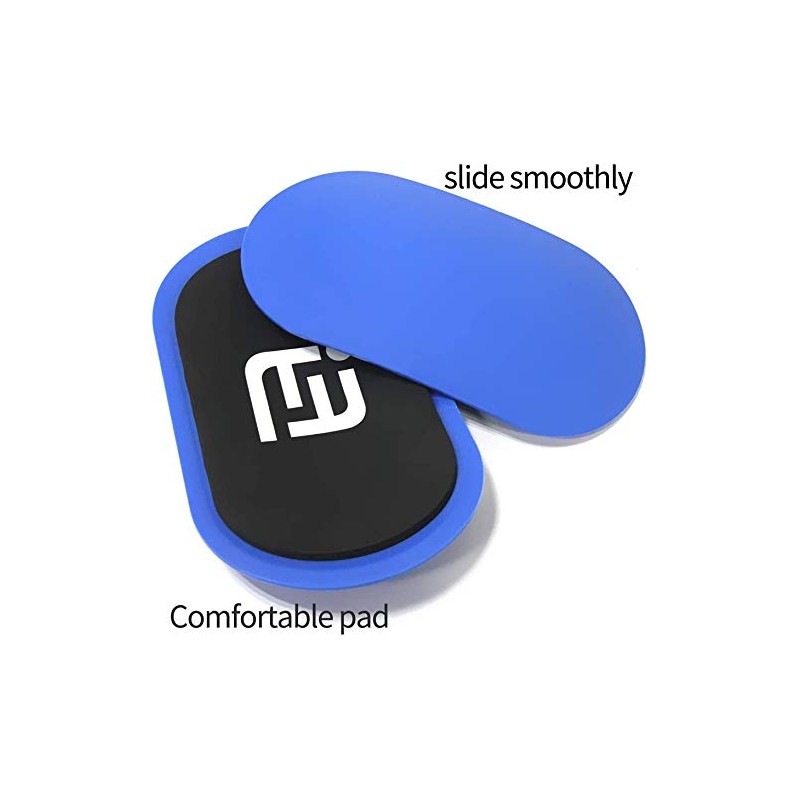 Feishibang Blue Gliding Disc Core Slider Smooth Use for Carpet