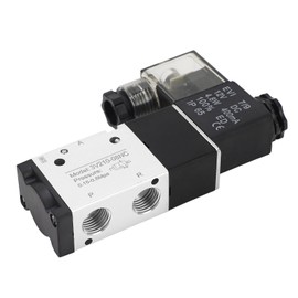 Air Solenoid Valve, 3 Way 2 Position 0.15-0.8Mpa Pneumatic Solenoid Valve 1/4in NPT for Factory