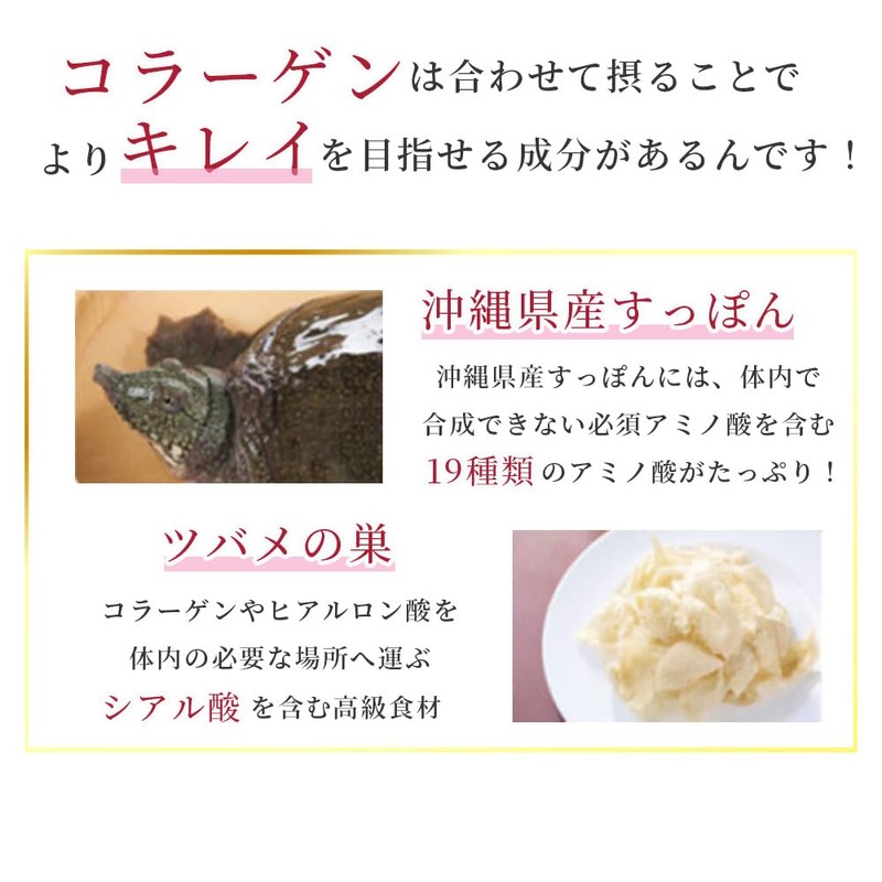 しまのや 琉球すっぽんの コラーゲン粒 1袋 120粒 / 30日分 アミノ酸 豊富な沖縄県産 すっぽん