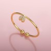 namana Dainty Heart Ring for Women with Cubic Zirconia. Open