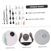 TEHAUX 60 Sets DIY Clock Hands Replacement Kit of Mute
