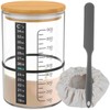 Large Sourdough Starter Jar Glass 900ml Capacity Sourdough Jar Wide