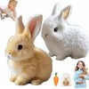 My Realistic Bunny Toy, InteractiveBunny Realistic Bunny-Jumping,Twitching,And Shaking Ears, BunbiRealistic