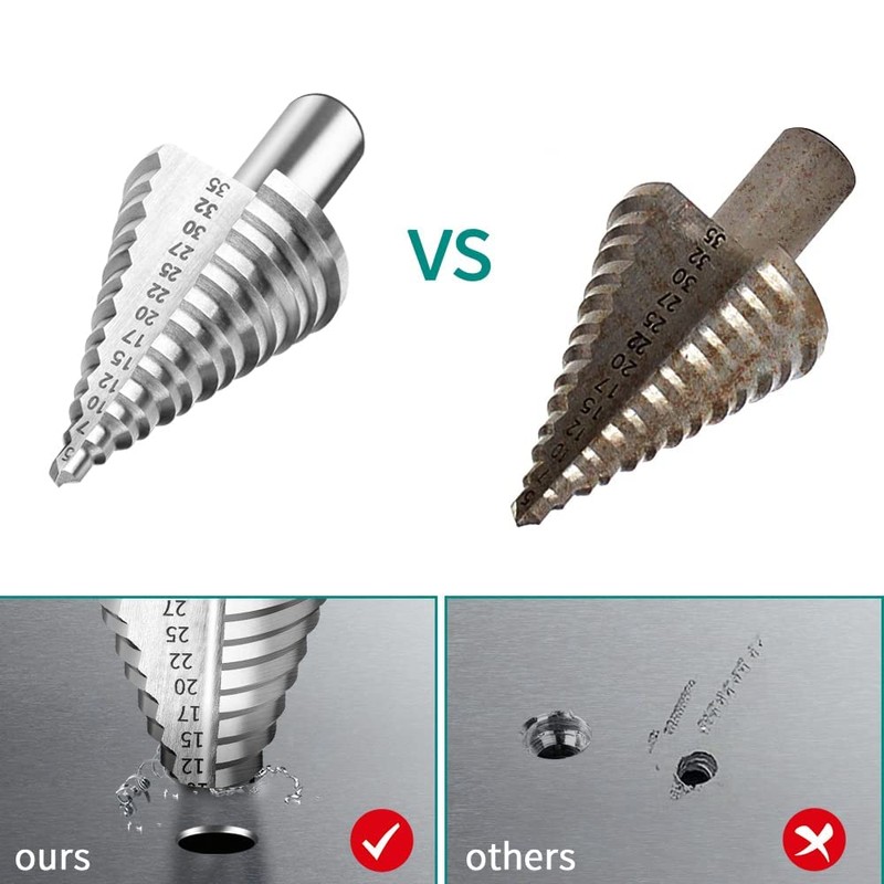Norhogo HSS Step Drill [10 mm Shank] - Fits Any