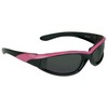 Bikershades Motorcycle Riding Sunglasses Safety Grey Lens Black Pink Frame