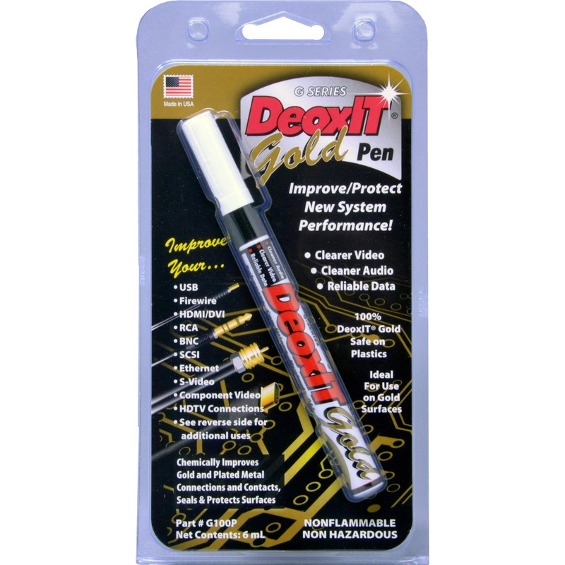 DeoxITGOLD Pen (NSN-6850-01-477-1478) 100% solution 6 mL - G100P