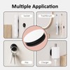 Vaszu Remote Control Holder Magnetic Wall Mount Self-Adhesive, 6 Pack