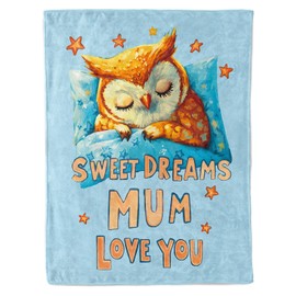 CadeauJoie Gifts for Mum, Birthday Gifts for Mum, Super Soft Cozy Blanket Flannel Blanket from Daughter Son on Birthday, Christmas, Thanksgiving Day, Mother's Day 157 * 132cm