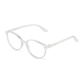Betsey Johnson womens Astra Glasses Blue Light Glasses, Crystal Clear, 40mm US